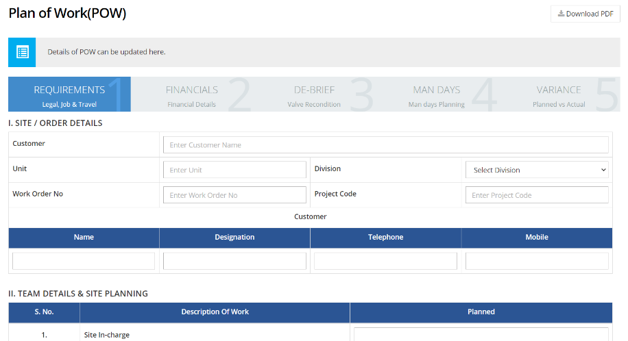 Custom field management software